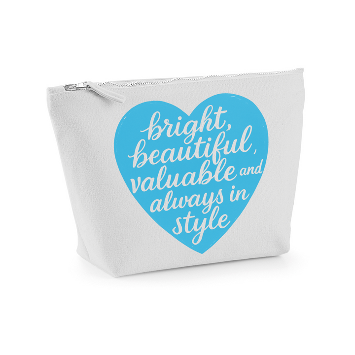 BRIGHT, BEAUTIFUL, VALUABLE Necessaire