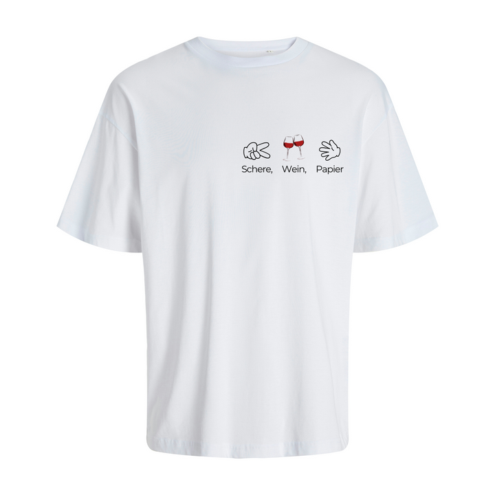 SCHERE WEIN PAPIER Oversize-Unisex