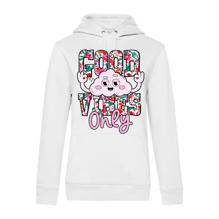 GOOD VIBES ONLY Hoodie-Damen