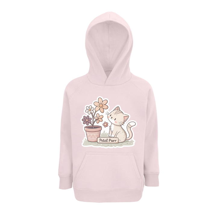 PETAL PURR Hoodie-Kids