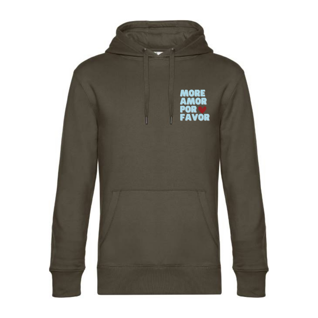 MORE AMORE PER FAVORE Hoodie-Herren