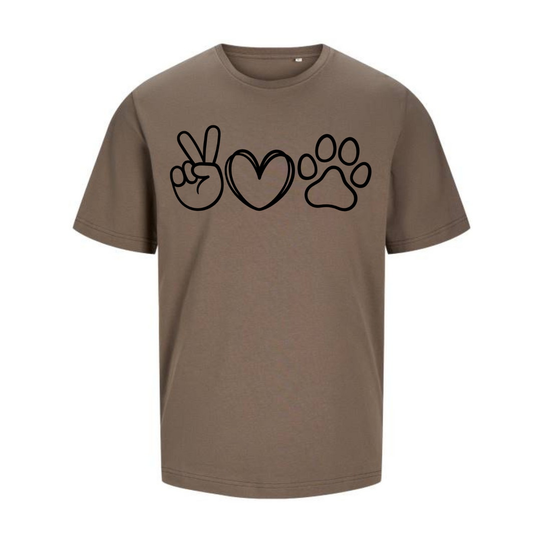 LOVE PEACE PAW T-Unisex