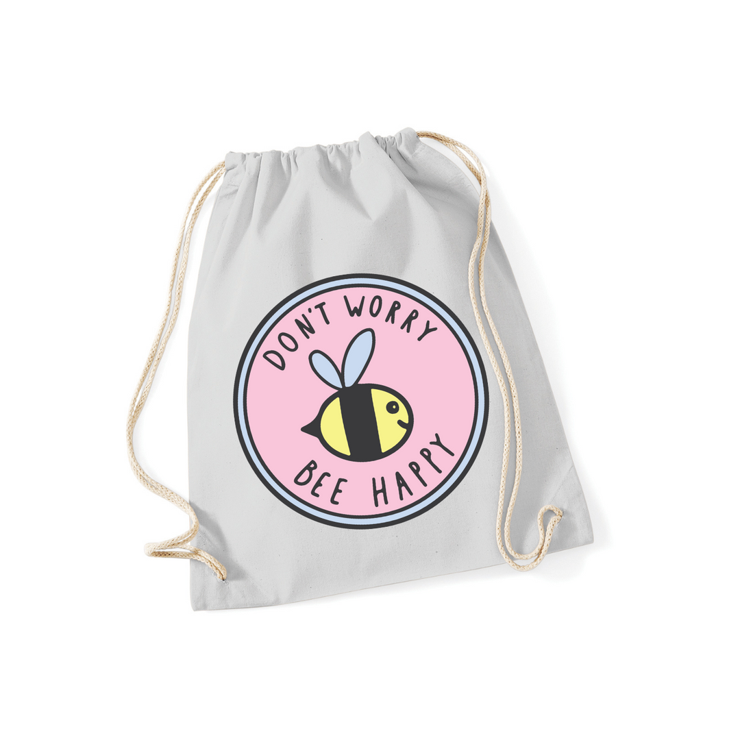 DON'T WORRY BEE HAPPY Sportbeutel