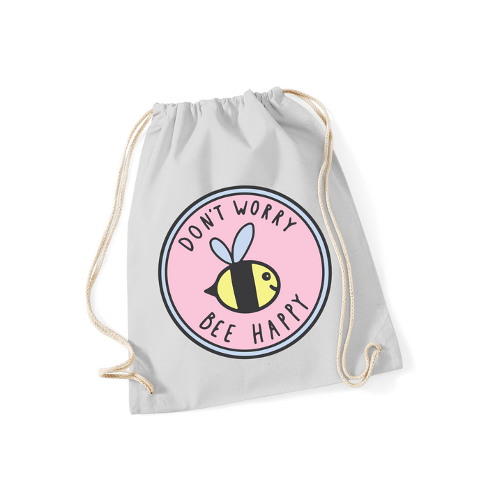 DON'T WORRY BEE HAPPY Sportbeutel
