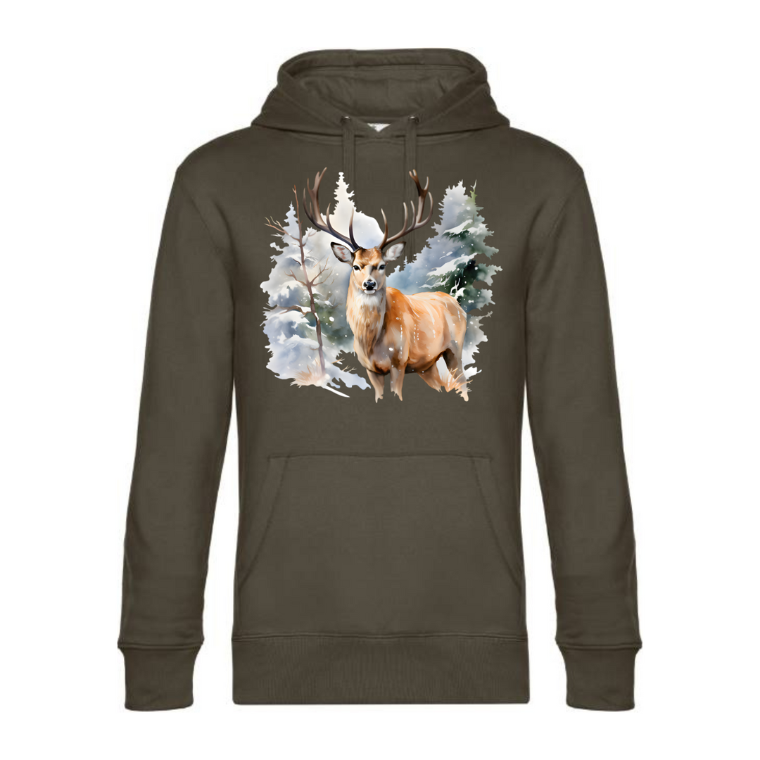 HIRSCH WINTER Hoodie-Herren
