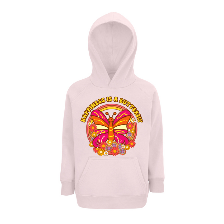 HAPPINESS IS A BUTTERFLY Hoodie-Kids
