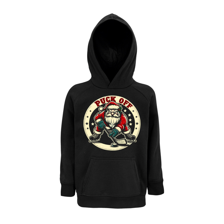 PUCK OFF Hoodie-Kids