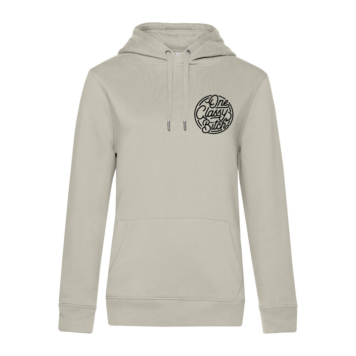 ONE CLASSY BITCH Hoodie-Damen