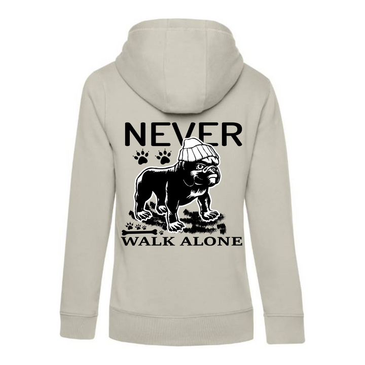 NEVER WALK ALONE Hoodie-Damen
