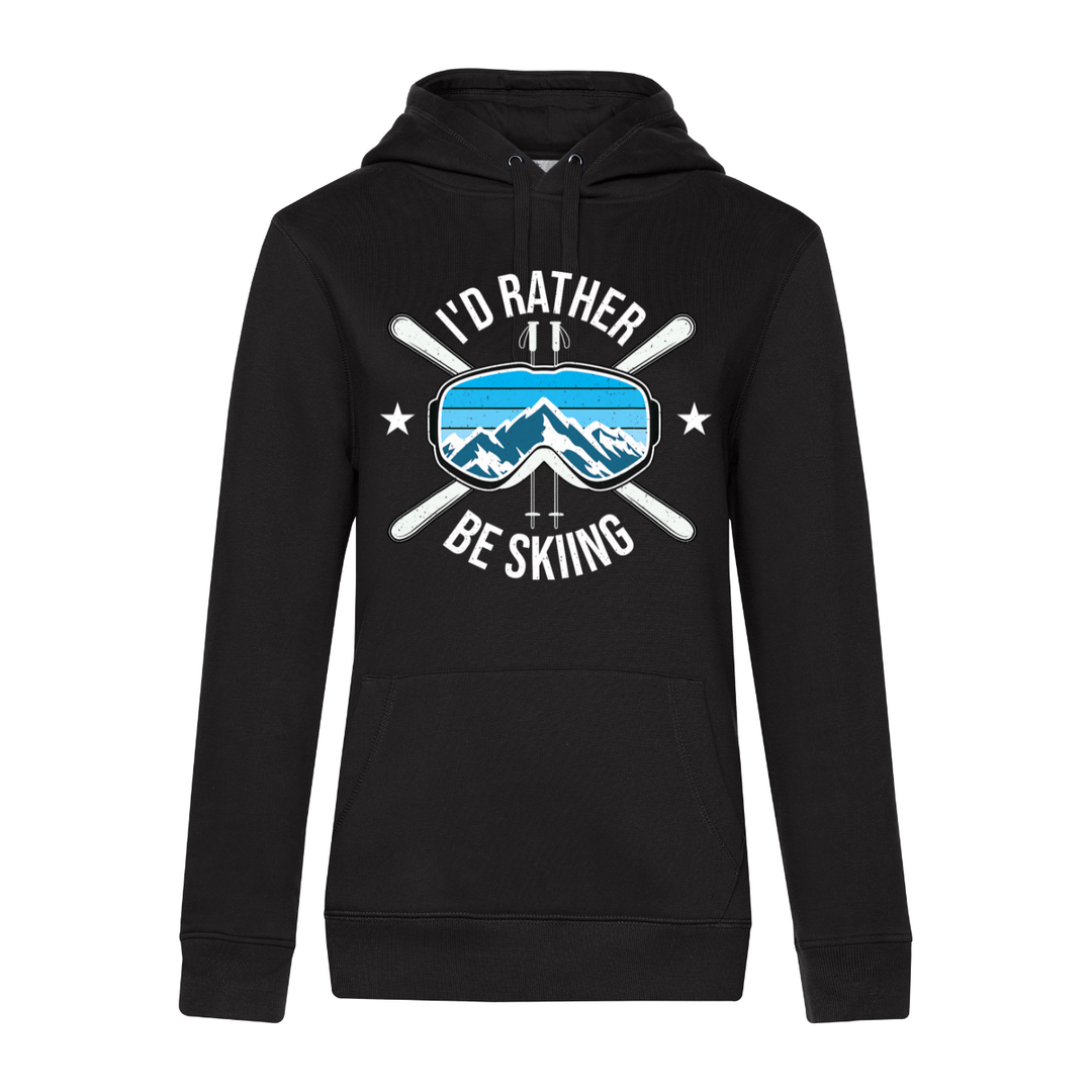 I'D RATHER BE SKIING Hoodie-Damen