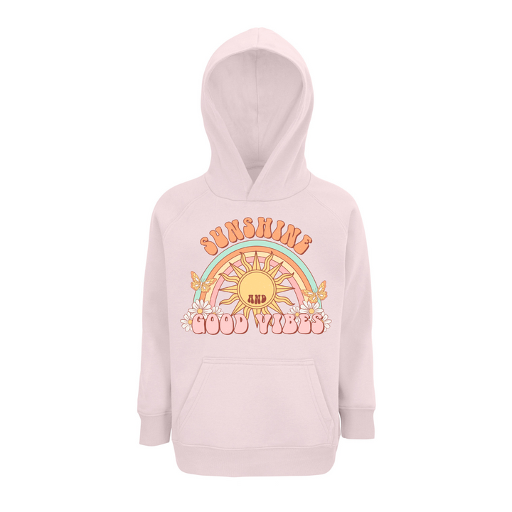 SUNSHINE AND GOOD VIBES Hoodie-Kids