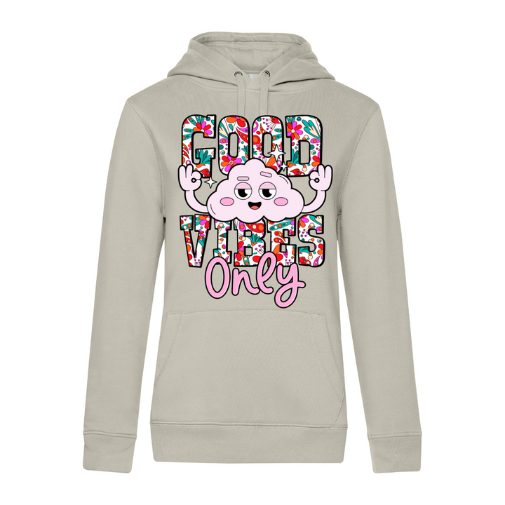 GOOD VIBES ONLY Hoodie-Damen