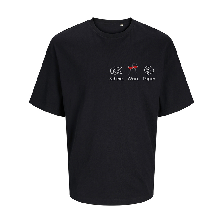 SCHERE WEIN PAPIER Oversize-Unisex