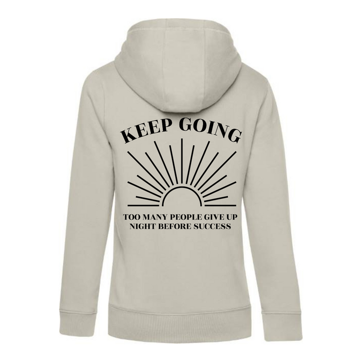 KEEP GOING Hoodie-Damen