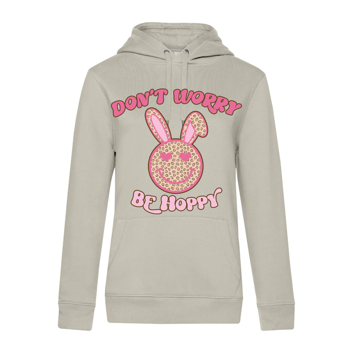 DON'T WORRY BE HOPPY Hoodie-Damen