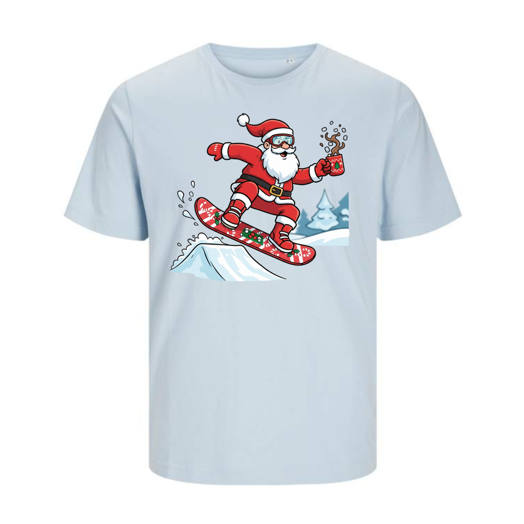 SNOWBOARD SANTA T-Unisex