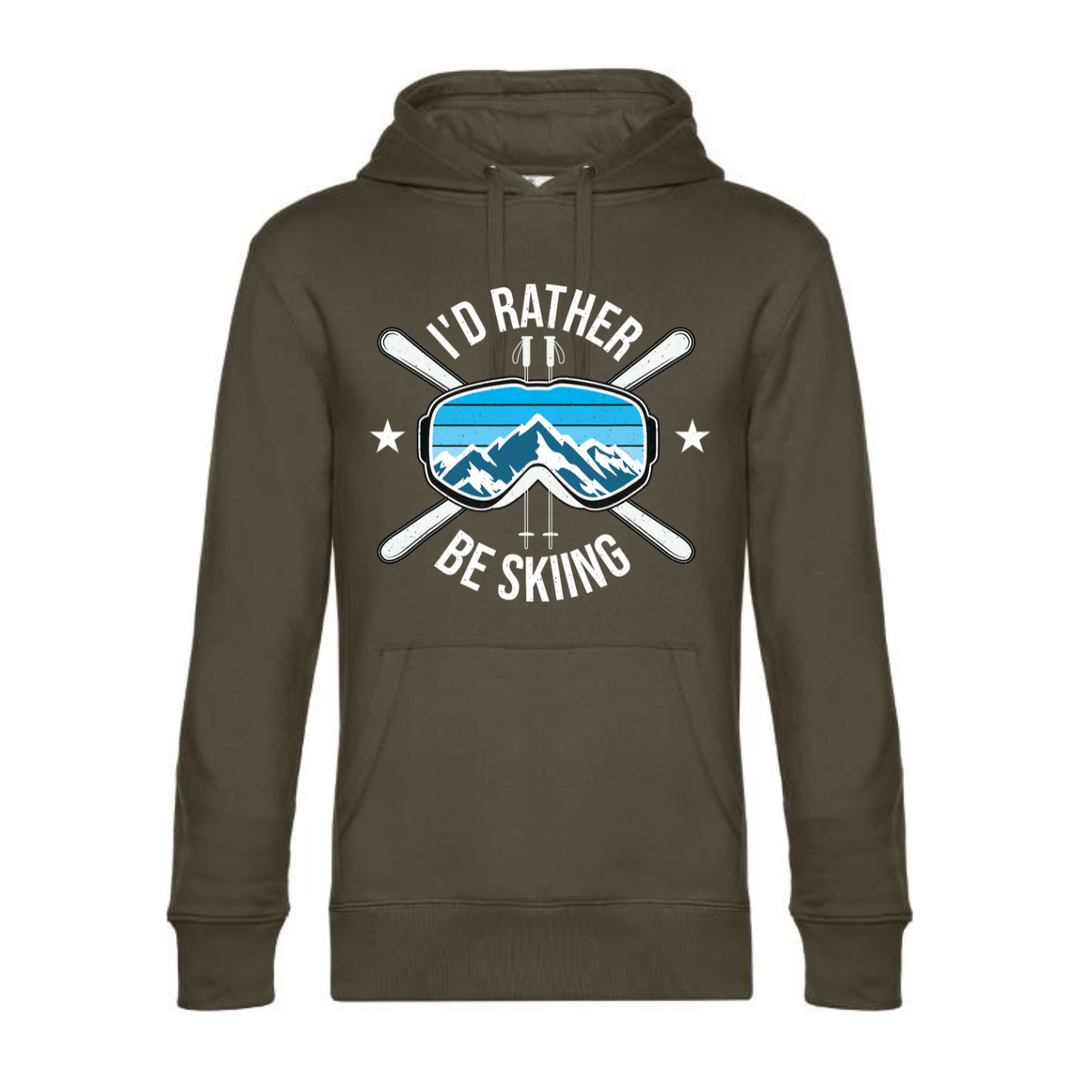 ID'RATHER BE SKIING Hoodie-Herren