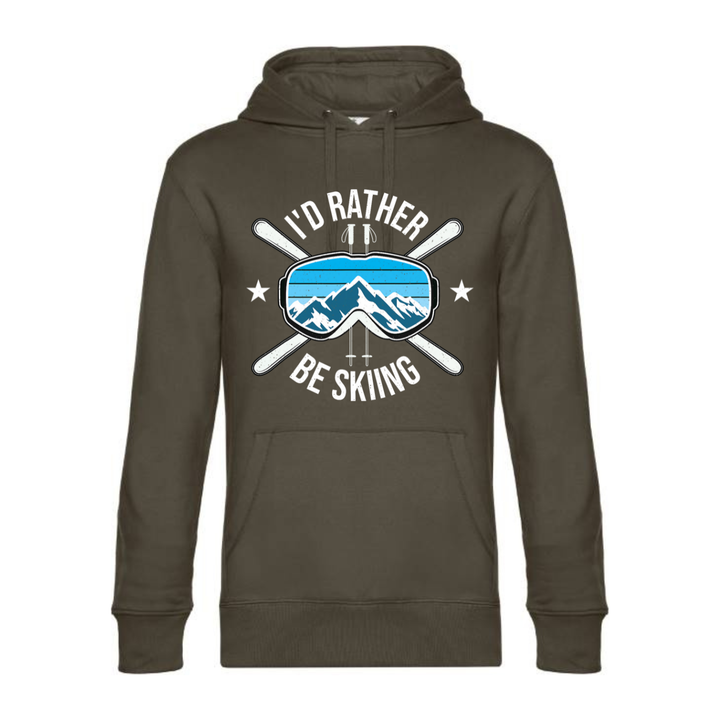 ID'RATHER BE SKIING Hoodie-Herren