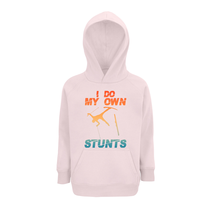 I DO MY OWN STUNTS Hoodie-Kids