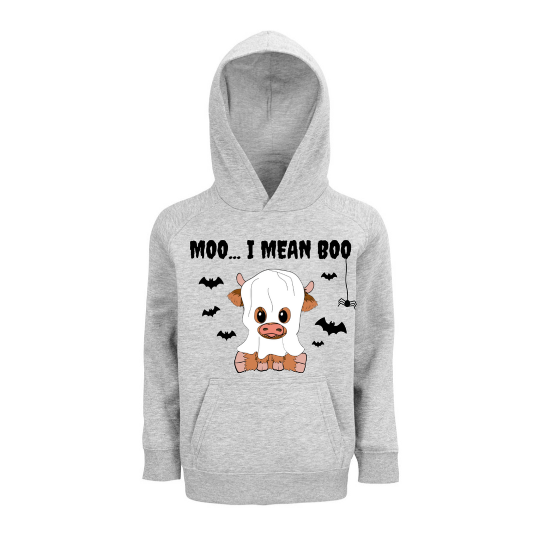 MOO... I MEAN BOO Hoodie-Kids