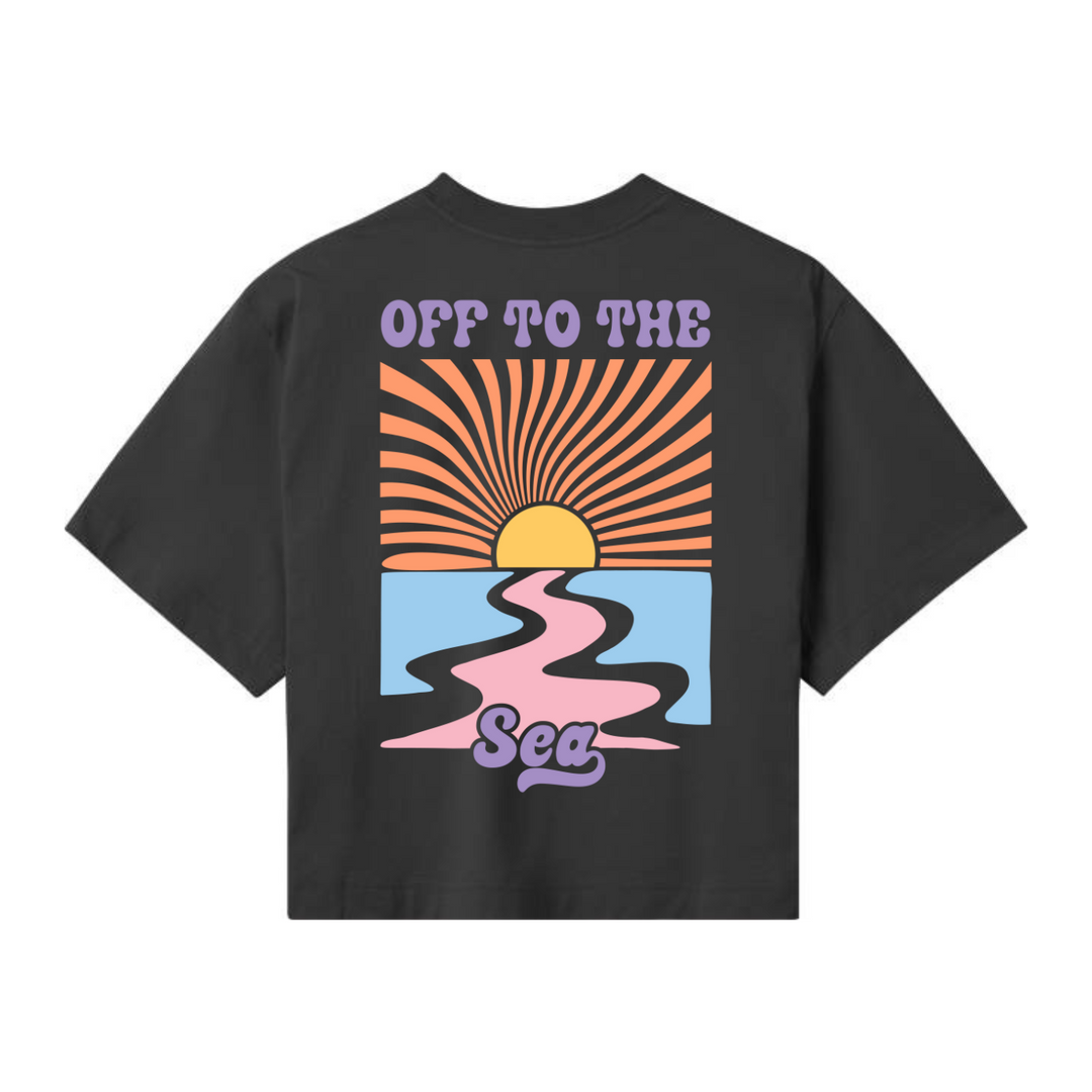 OFF TO THE SEA Crop Top