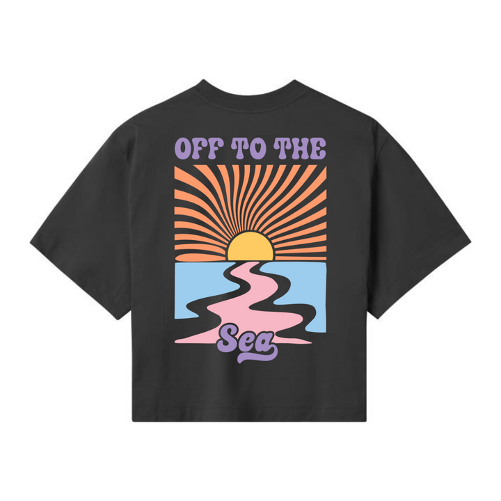 OFF TO THE SEA Crop Top