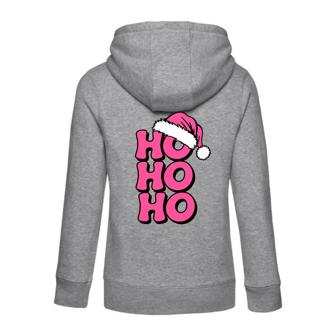 HO HO HO Hoodie-Damen