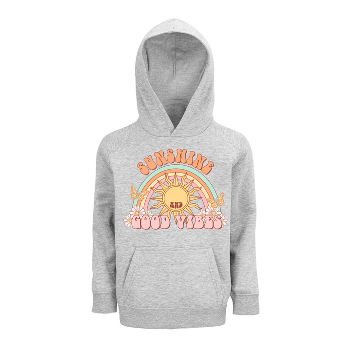 SUNSHINE AND GOOD VIBES Hoodie-Kids