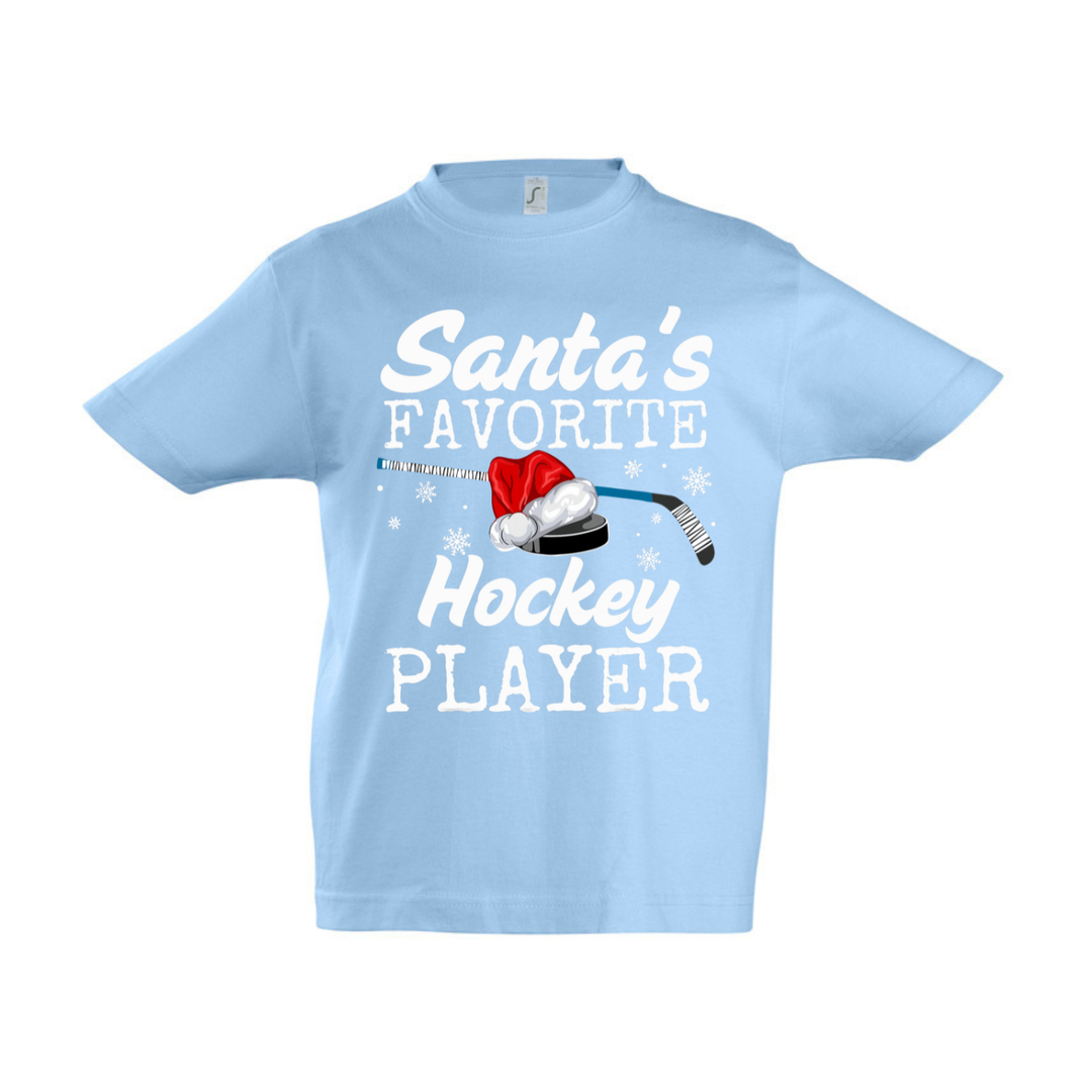 SANTAS FAVORITE HOCKEY PLAYER T-Kids