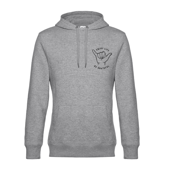 ENJOY LIFE BE GRATEFUL Hoodie-Herren