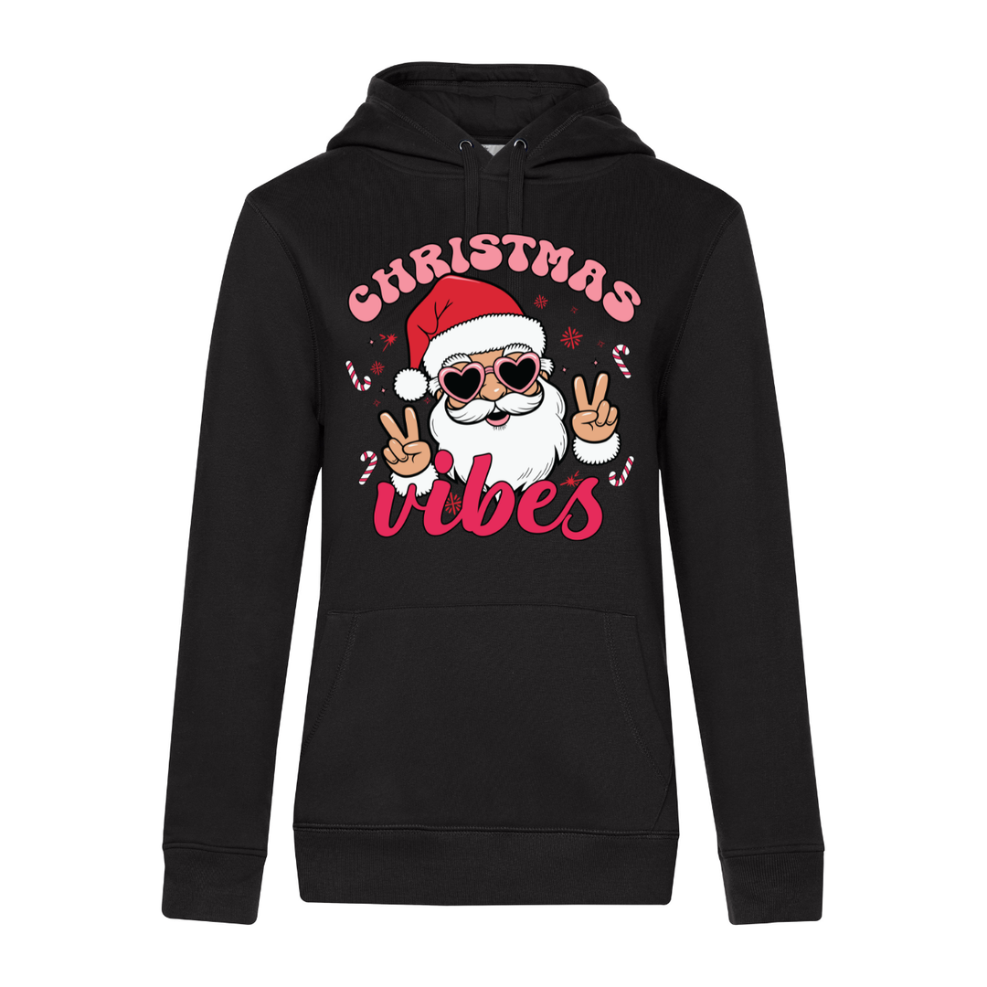 CHRISTMAS VIBES Hoodie-Damen