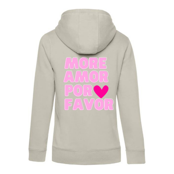 MORE AMORE PER FAVORE Hoodie-Damen