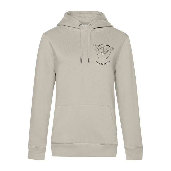 ENJOY LIFE BE GRATEFUL Hoodie-Damen