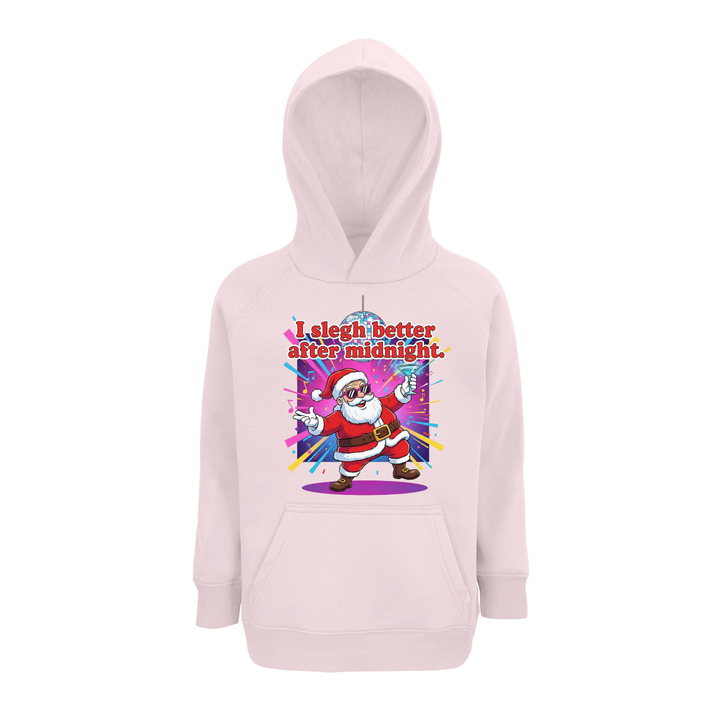 I SLEGH BETTER AFTER MIDNIGHT Hoodie-Kids
