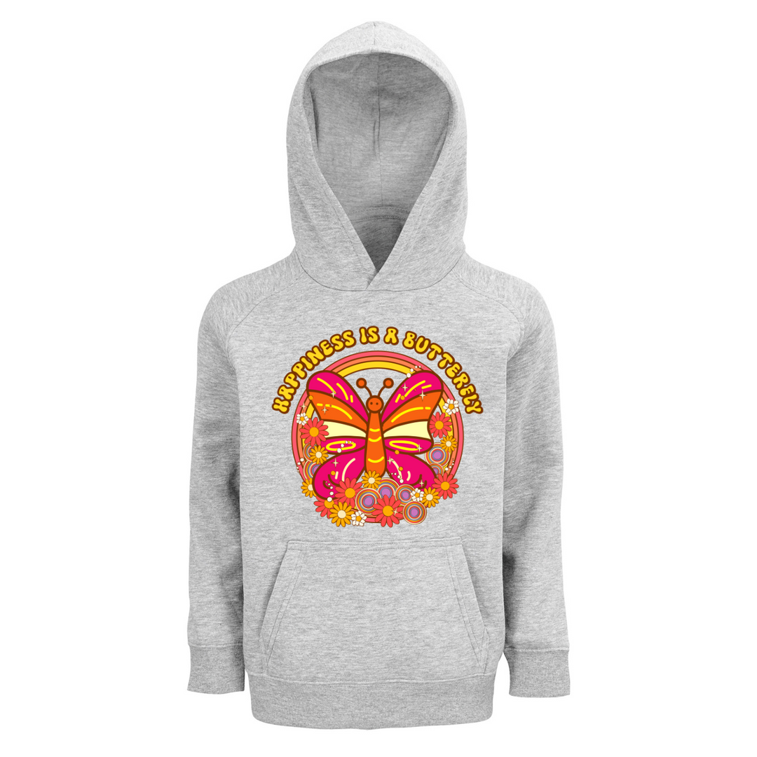 HAPPINESS IS A BUTTERFLY Hoodie-Kids