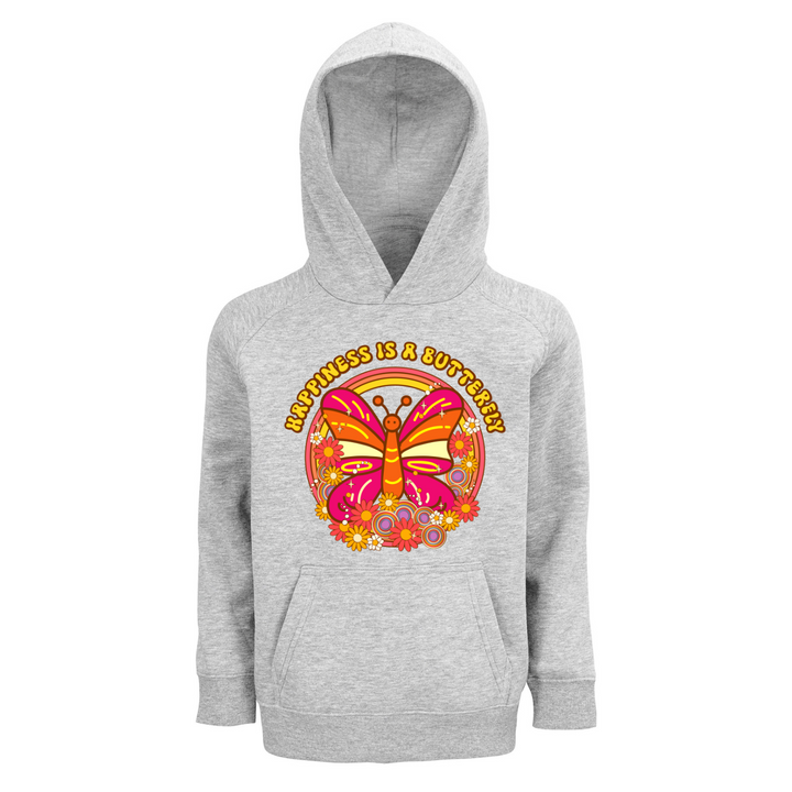 HAPPINESS IS A BUTTERFLY Hoodie-Kids