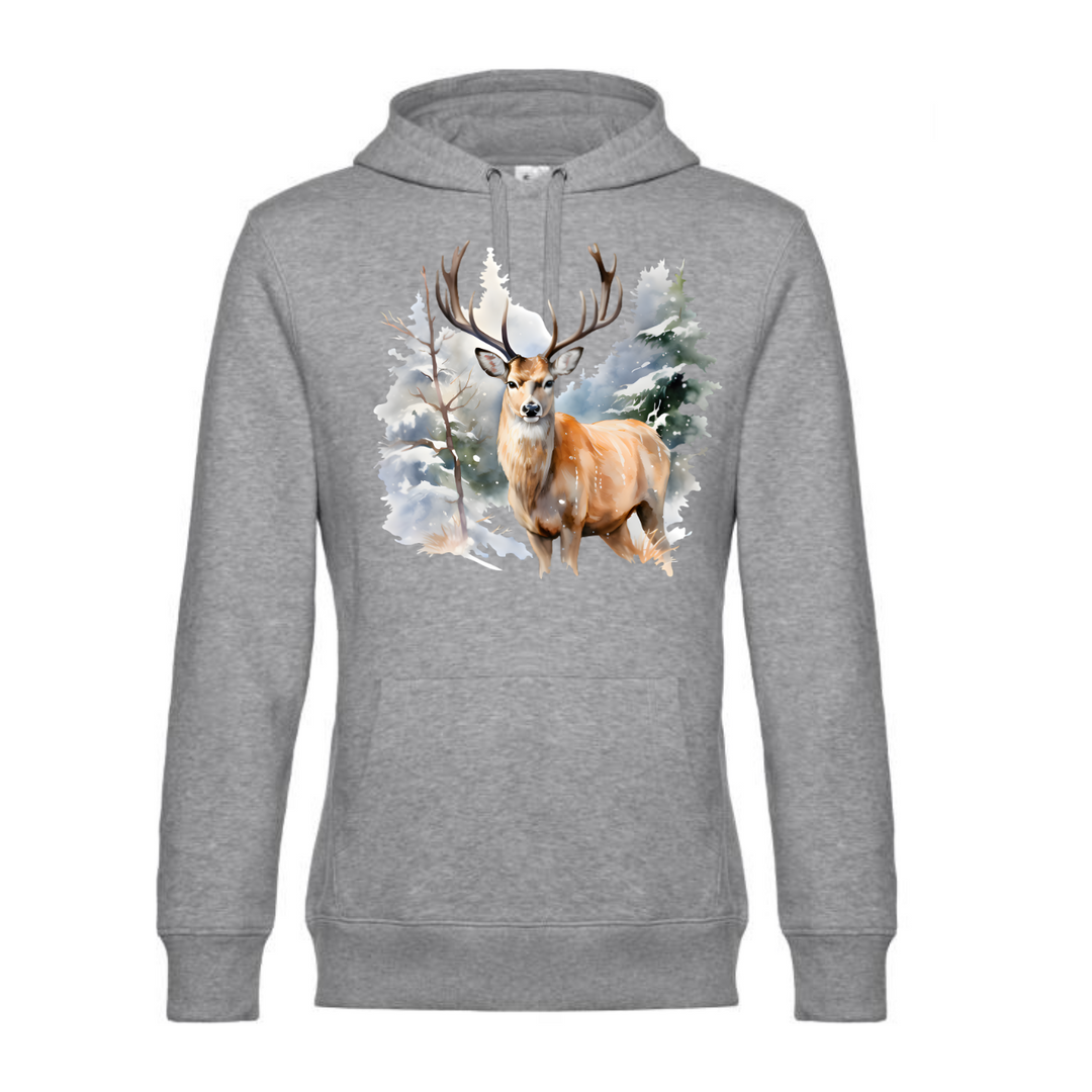 HIRSCH WINTER Hoodie-Herren