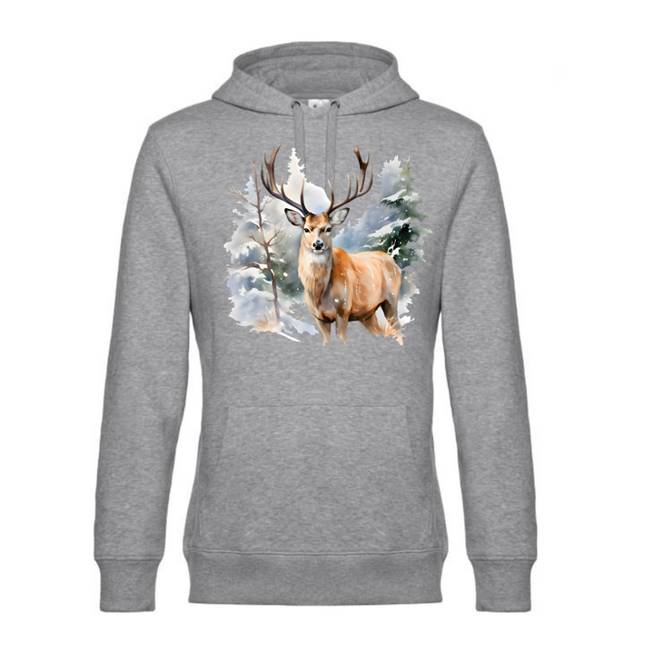 HIRSCH WINTER Hoodie-Herren