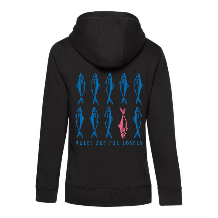 RULES ARE FOR LOOSERS Hoodie-Damen