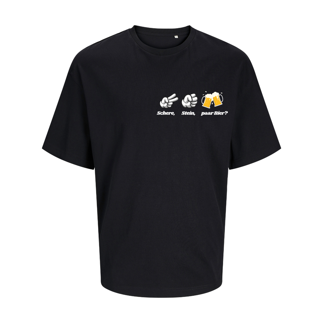 SCHERE STEIN PAAR BIER? Oversize-Unisex