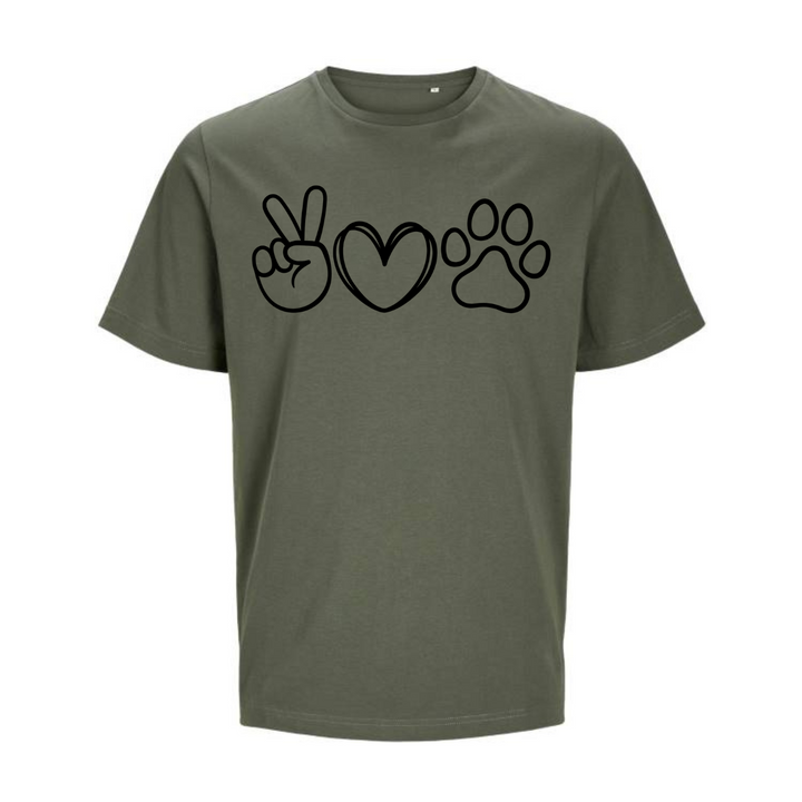 LOVE PEACE PAW T-Unisex