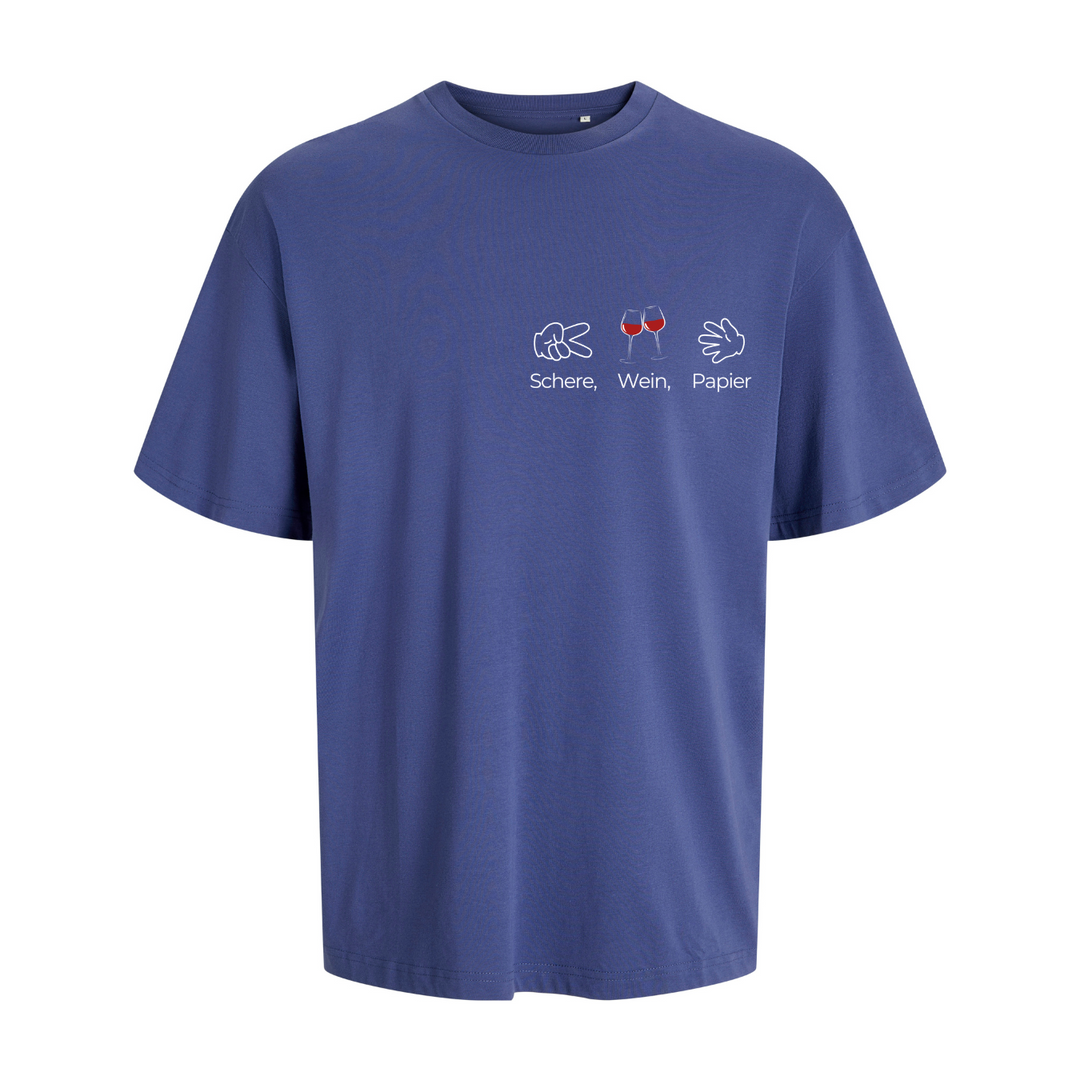 SCHERE WEIN PAPIER Oversize-Unisex