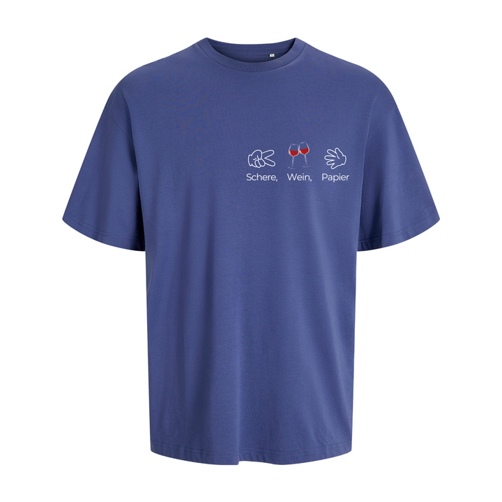 SCHERE WEIN PAPIER Oversize-Unisex