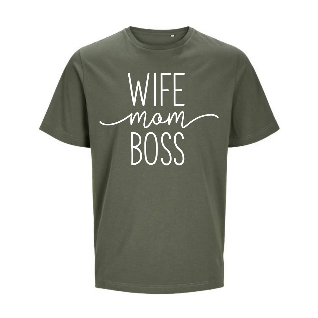WIFE MOM BOSS T-Unisex