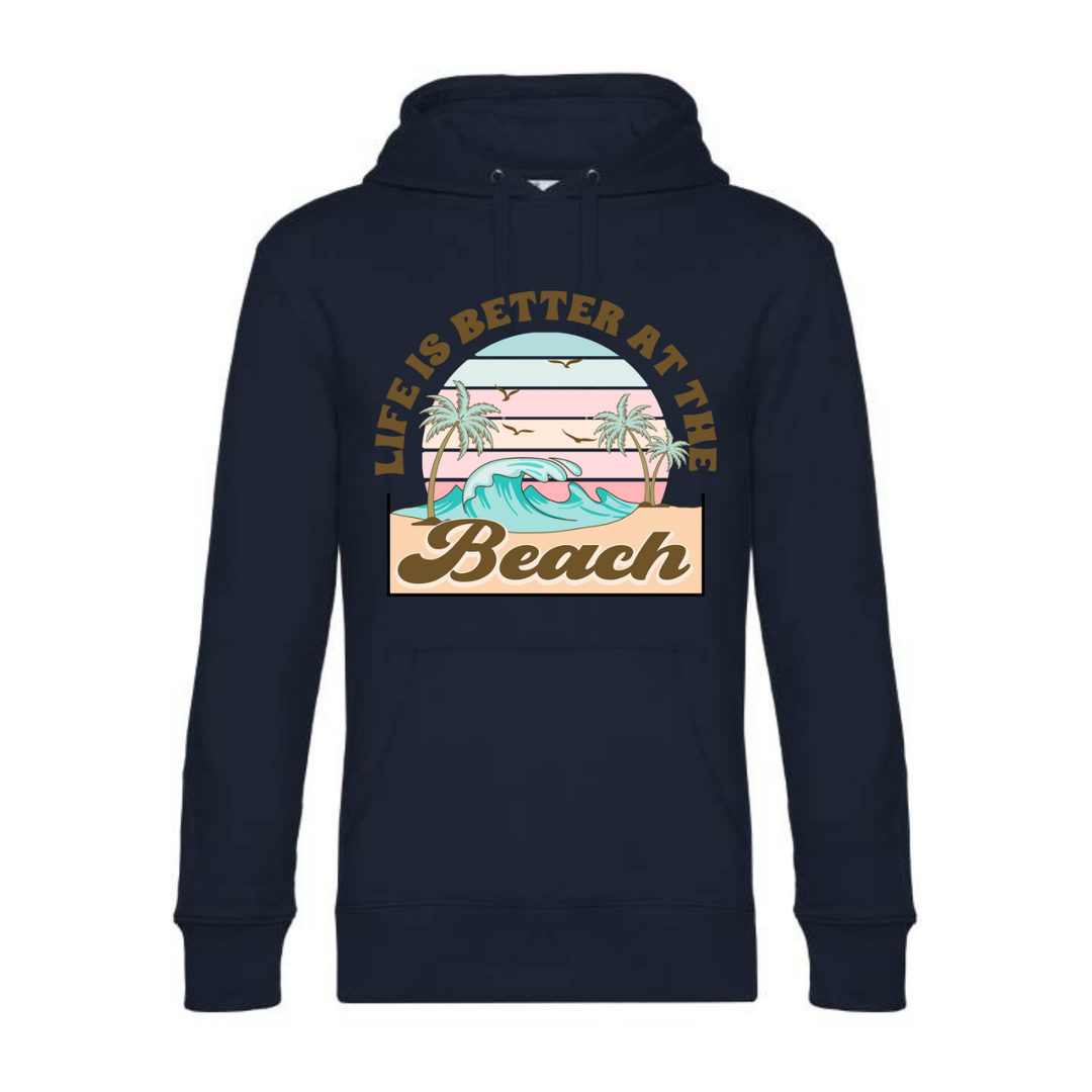 LIFE IS BETTER AT THE BEACH Hoodie-Herren