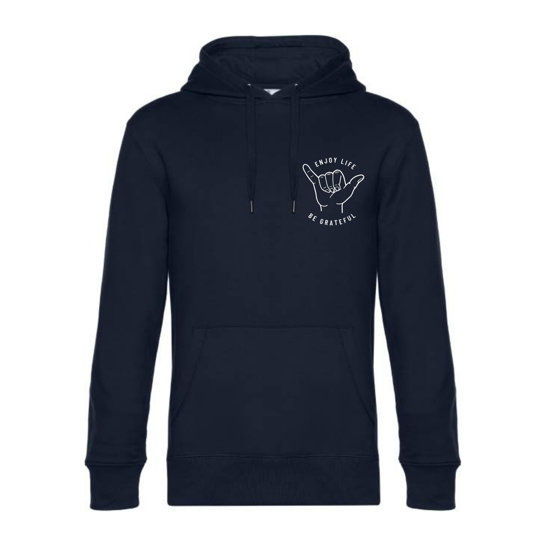 ENJOY LIFE BE GRATEFUL Hoodie-Herren