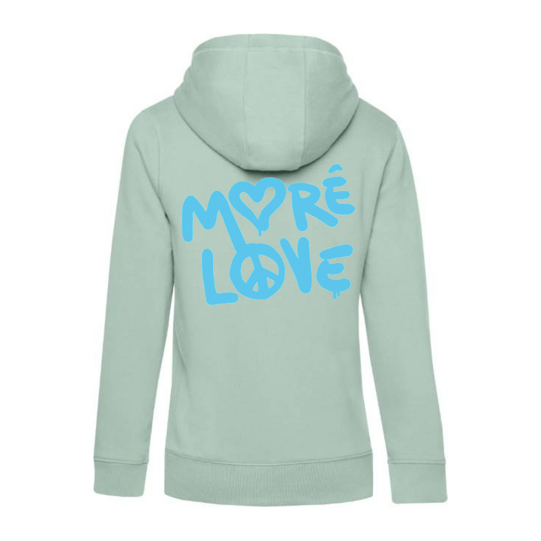 MORE LOVE Hoodie-Damen
