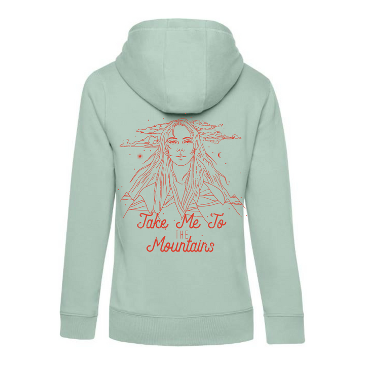 TAKE ME TO THE MOUNTAINS Hoodie-Damen