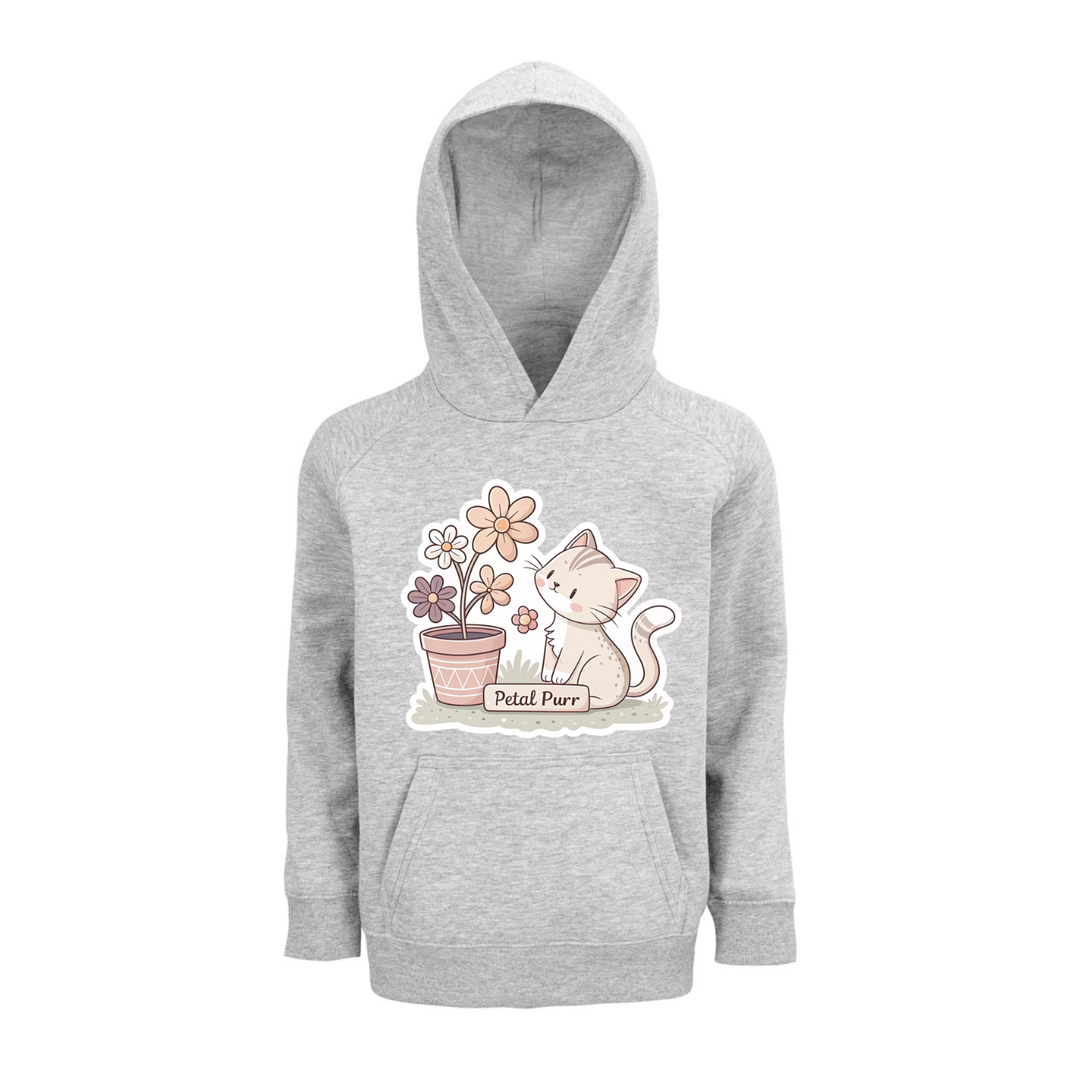 PETAL PURR Hoodie-Kids