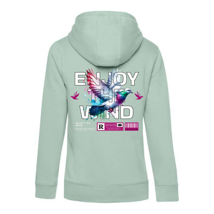 ENJOY THE WIND Hoodie-Damen